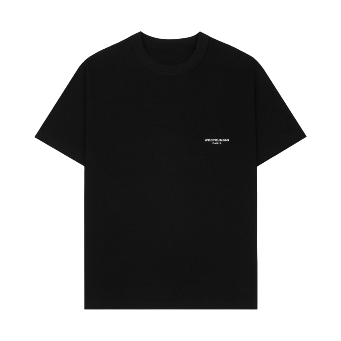 우영미 스퀘어 라벨 티셔츠 블랙 - 22SS(Wooyoungmi Square Label T-Shirt Black - 22SS) - 2