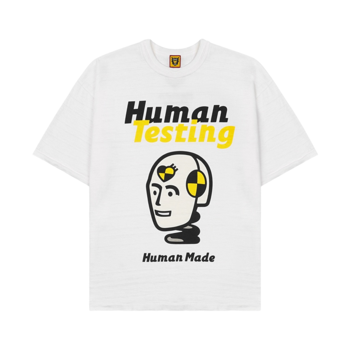 휴먼 메이드 x 에이셉 라키 휴먼 테스팅 티셔츠 화이트(Human Made x A$AP Rocky Human Testing T-Shirt White)