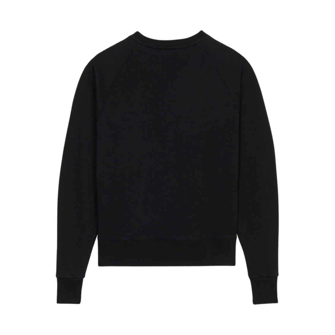 (W) 메종 키츠네 블루 앤서니 버릴 어드저스티드 스웨트셔츠 블랙((W) Maison Kitsune Blue Anthony Burill Adjusted Sweatshirt Black) - 2