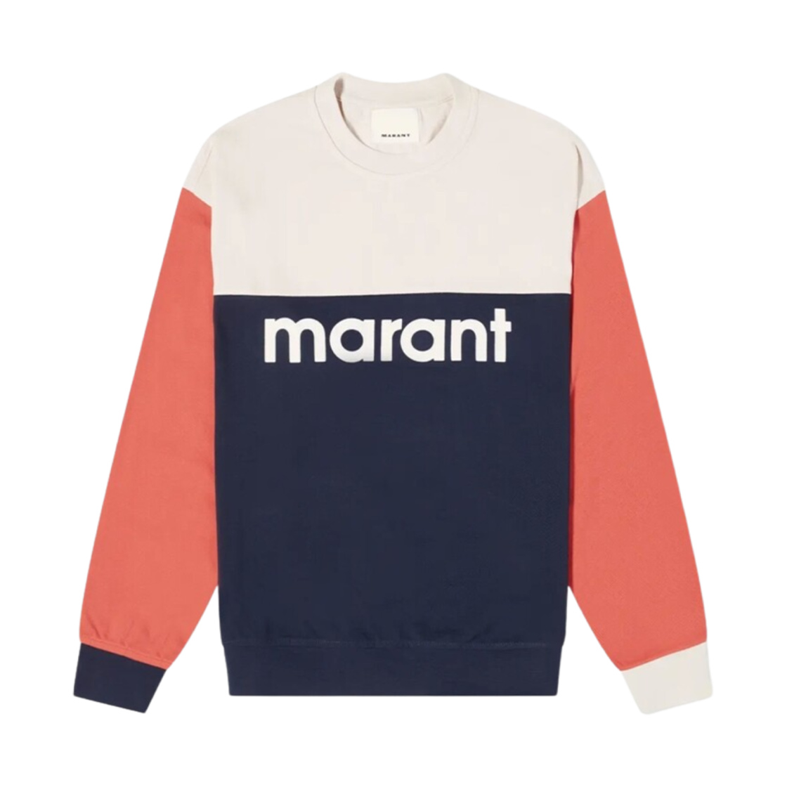 SW0047HA-A1M50H-FNOR Isabel Marant Aftone Crewneck Sweatshirt Faded Night Orange - 23FW