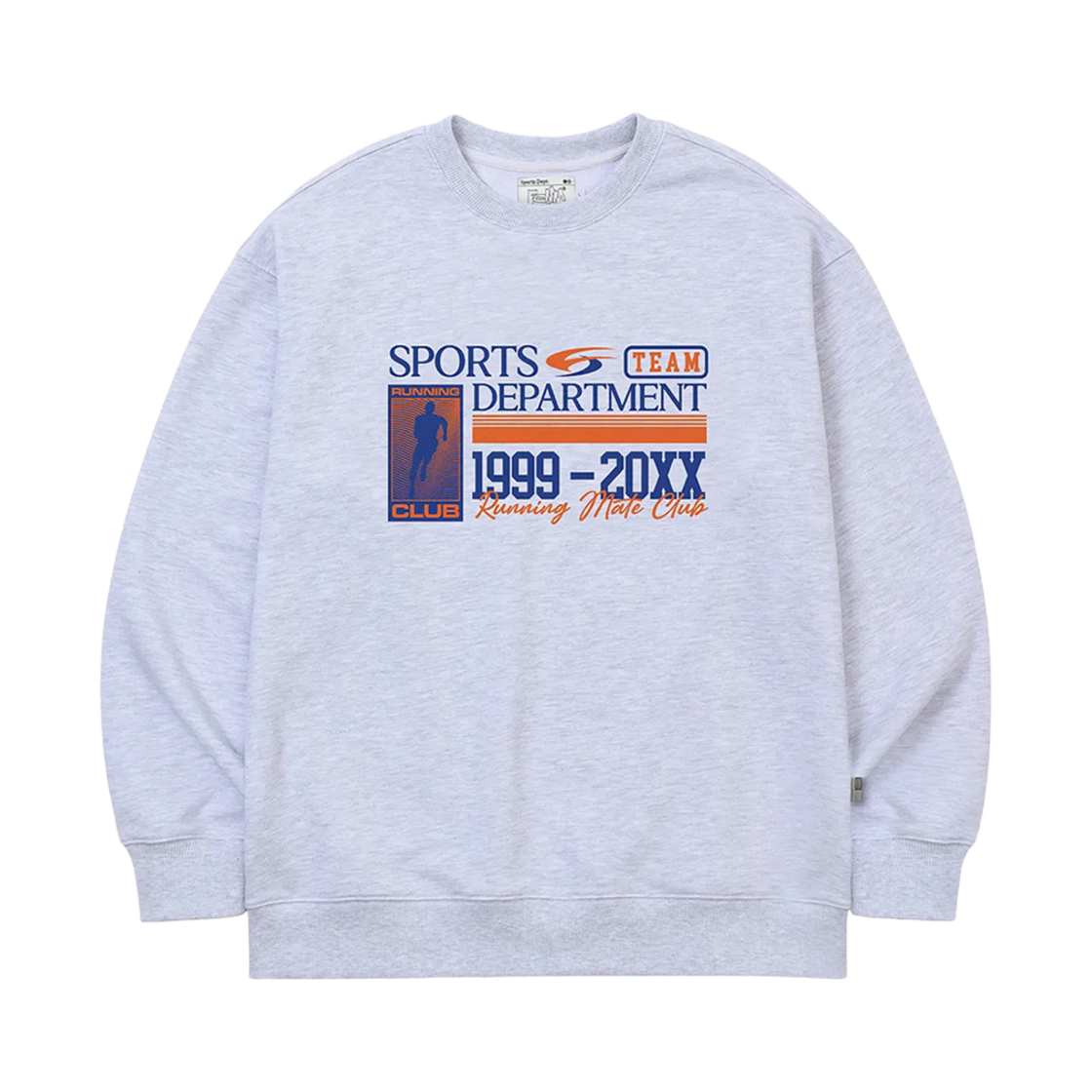 스포츠뎁트 R.M.C 애슬레틱 맨투맨 실버 그레이(Sports Dept R.M.C Athletic Sweatshirt Silver Grey)