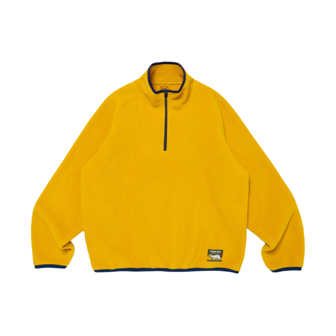 휴먼 메이드 플리스 하프집 풀오버 옐로우(Human Made Fleece Half-Zip Pullover Yellow) - 2