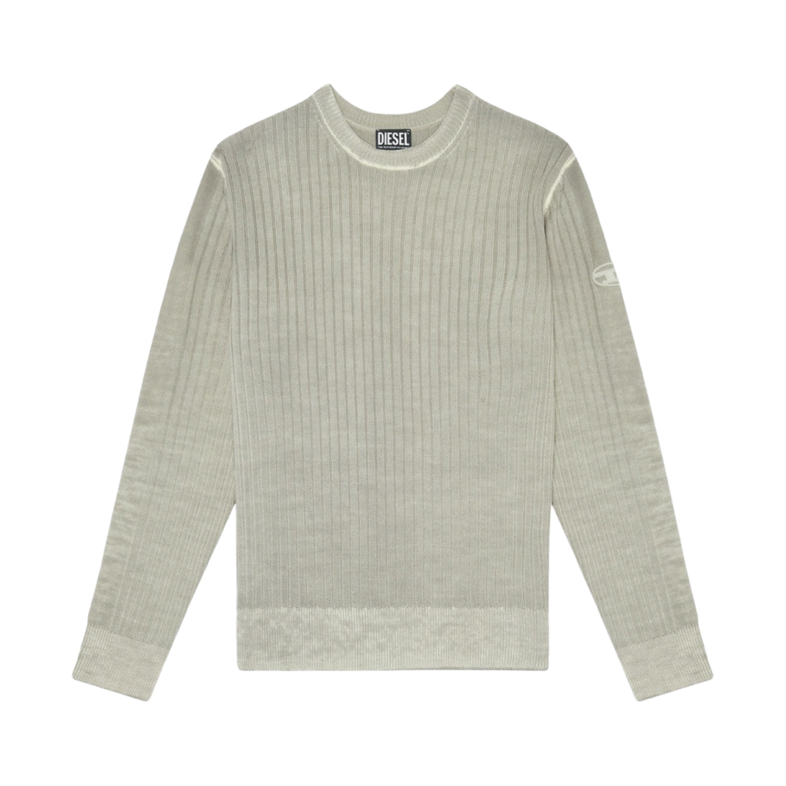 디젤 K-안델레로 프린트 니트 풀오버 라이트 그레이(Diesel K-Andelero Print Knit Pullover Light Grey) - 1