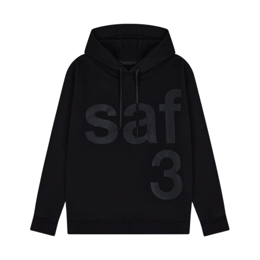 saf0004 Safarispot Basic Safari Hoodie Black