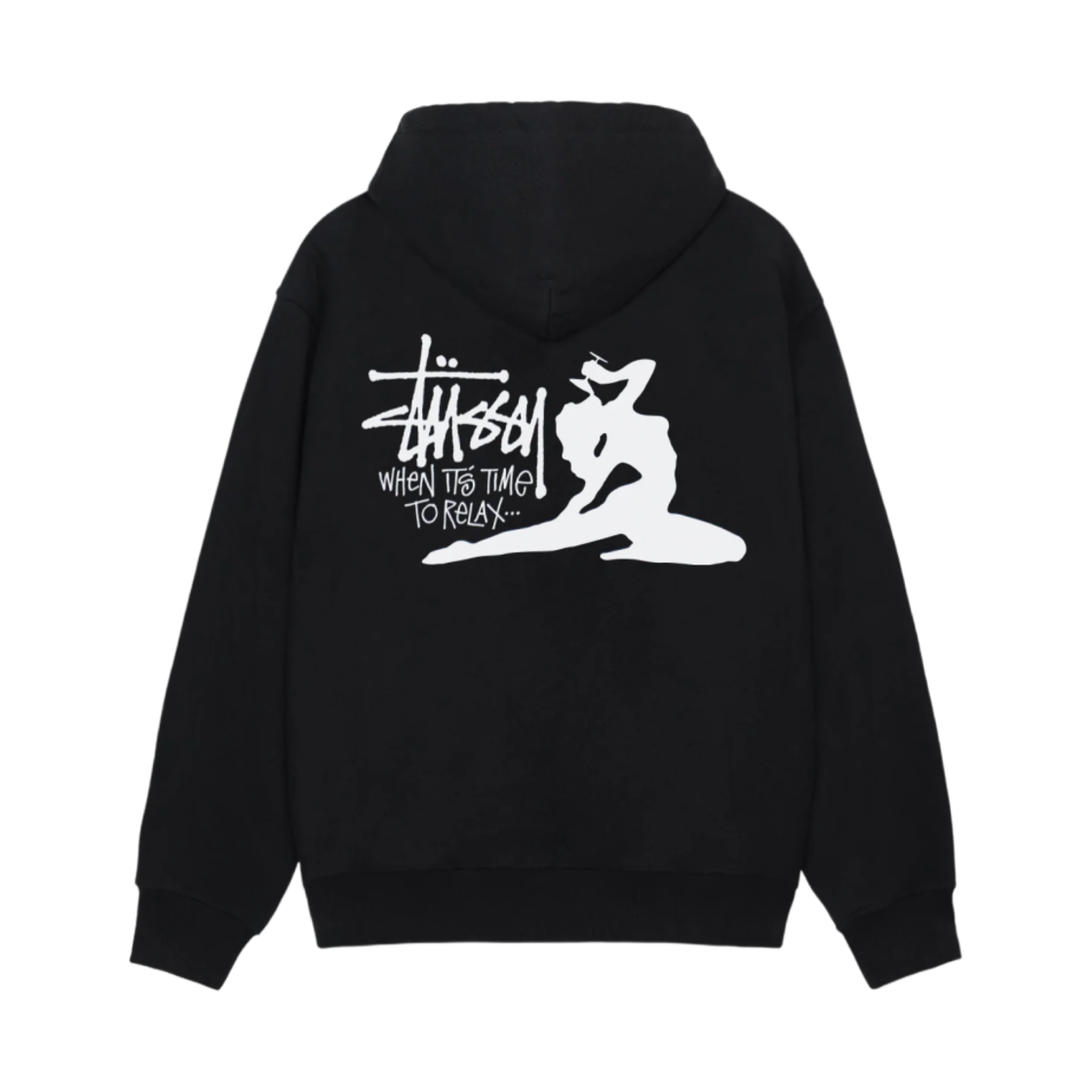 1925055 Stussy Relax Hoodie Black