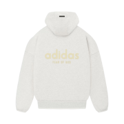 Adidas x Fear of God Athletics Heather Hoodie Chalk White Melange - KR Sizing