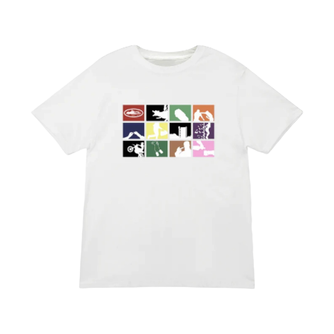 코르테이즈 라이프스타일 티셔츠 화이트(Corteiz Lifestyle T-Shirt White) - 1