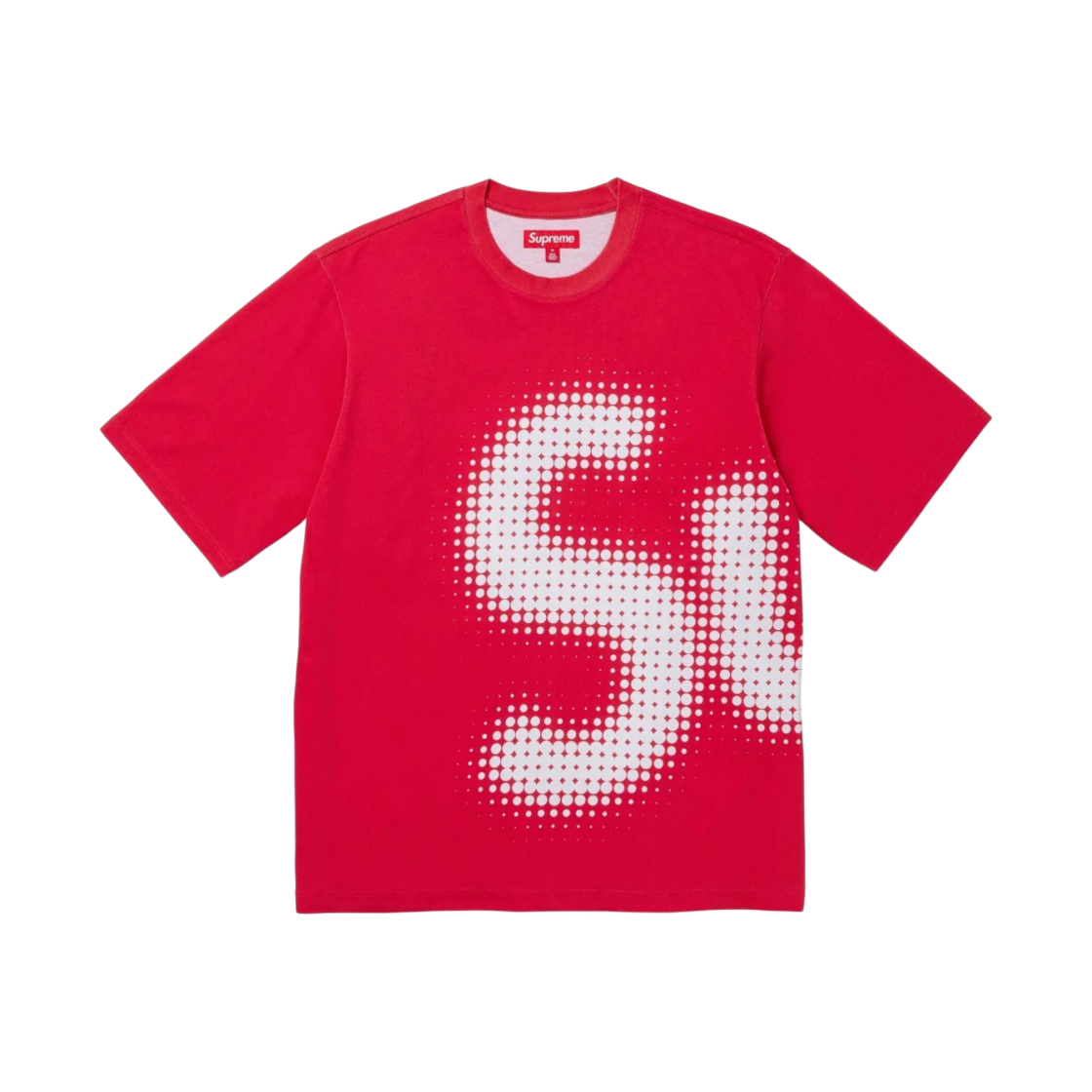 슈프림 할프톤 숏슬리브 탑 레드 - 24SS
