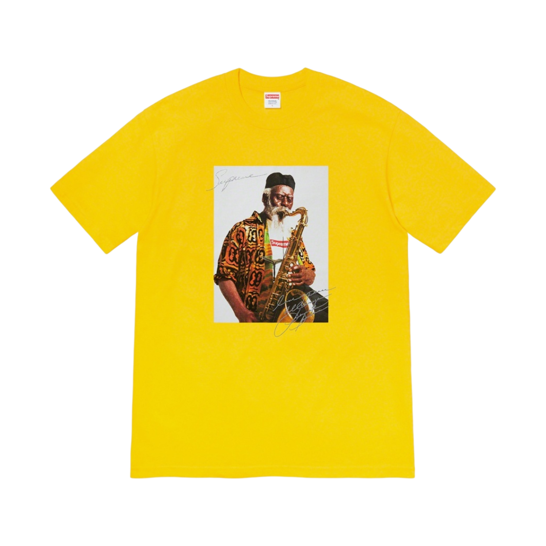 - Supreme Pharoah Sanders T-Shirt Yellow - 20FW
