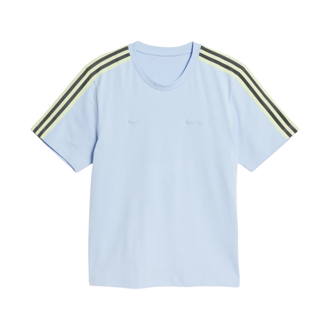 아디다스 x 웨일스 보너 세트인 티셔츠 블루 던 - KR 사이즈(Adidas x Wales Bonner Set-In T-Shirt Blue Dawn - KR Sizing)