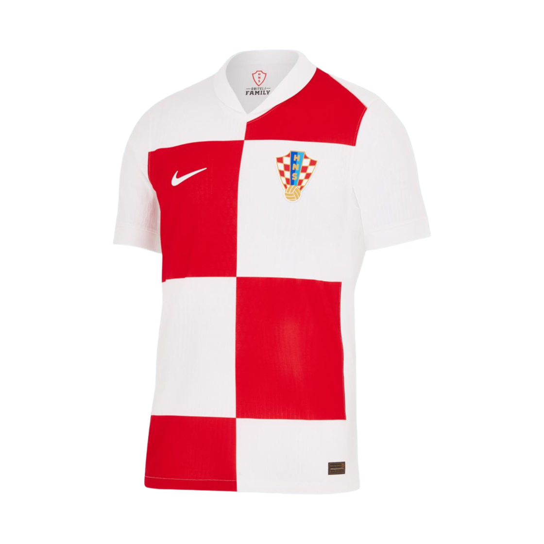 나이키 크로아티아 2024/25 드라이핏 ADV 매치 홈 어센틱 저지 화이트 유니버시티 레드 (논 마킹 버전)(Nike Croatia 2024/25 Dri-Fit ADV Match Home Authentic Jersey White University Red (Non Marking Ver.)) - 1
