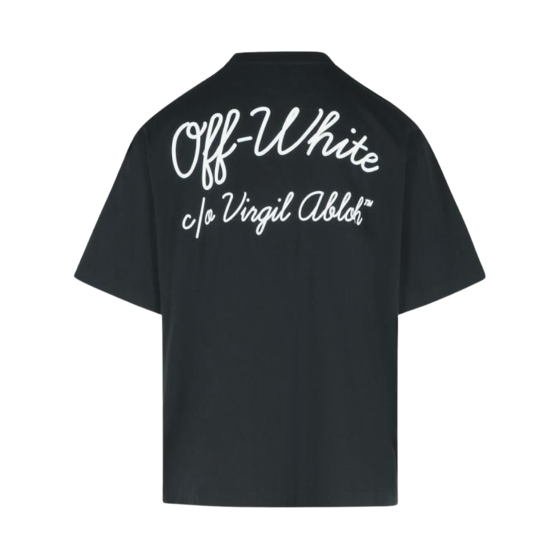 OMAA120C99JER00D1001 Off-White Script Skate T-Shirt Black