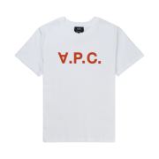 A.P.C. Standard Grand VPC T-Shirt White Terracotta