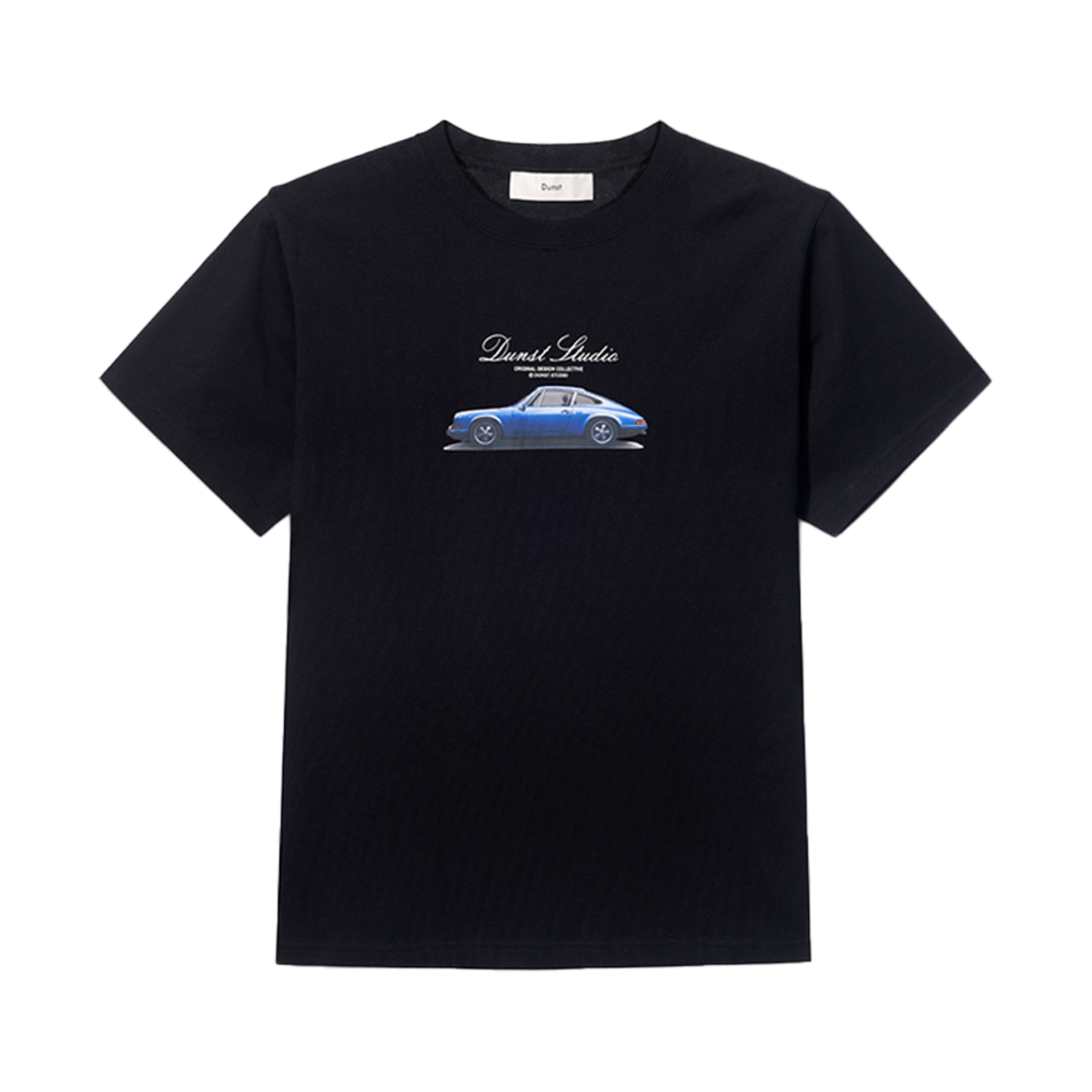 UDTS5B143BK_M_ Dunst Unisex Summer Holiday Car T-Shirt Black