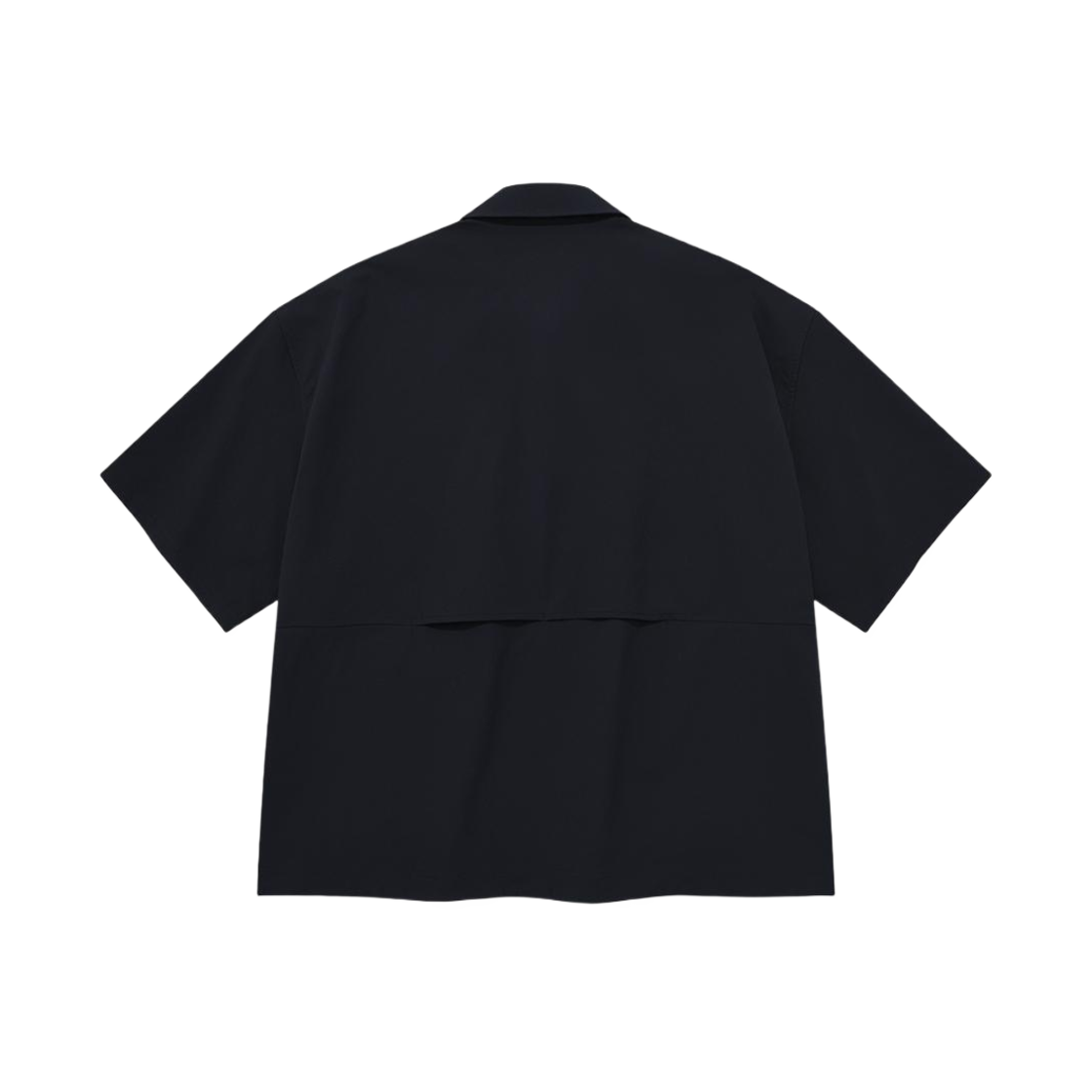 커버낫 시어서커 집업 카라 티셔츠 네이비(Covernat Seersucker Zip Up Collar T-Shirts Navy) - 2