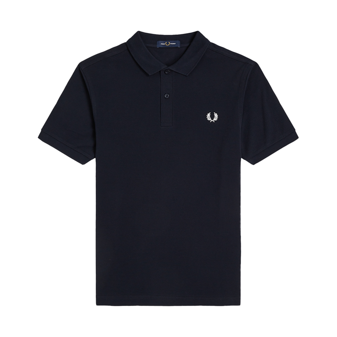 프레드페리 M6000 플레인 프레드페리 셔츠 네이비/화이트
