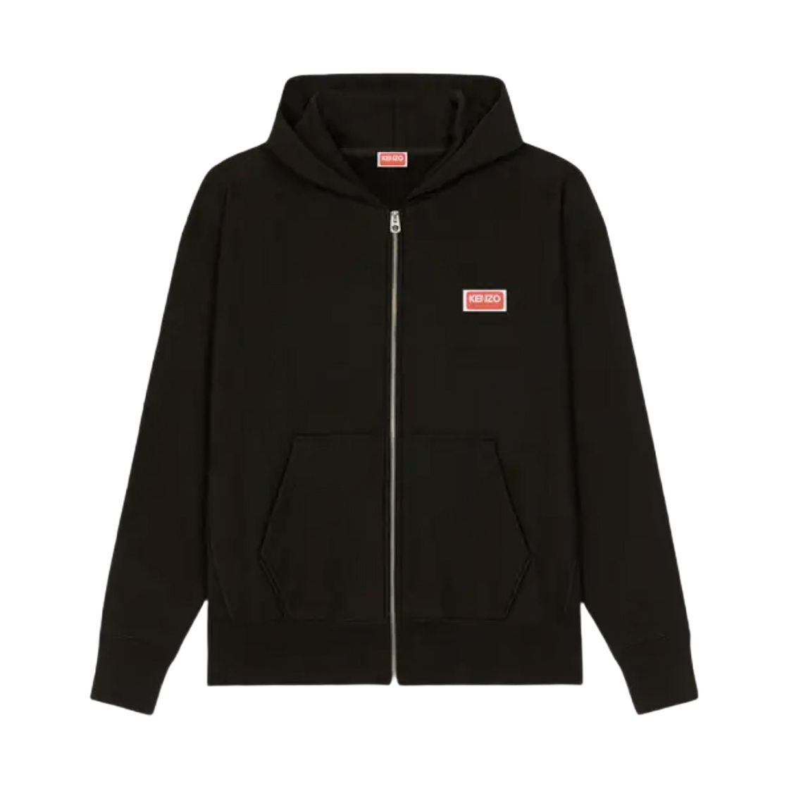 겐조 파리 오버사이즈 지퍼 스웨트셔츠 블랙(Kenzo Kenzo Paris Oversize Zipped Sweatshirt Black) - 2