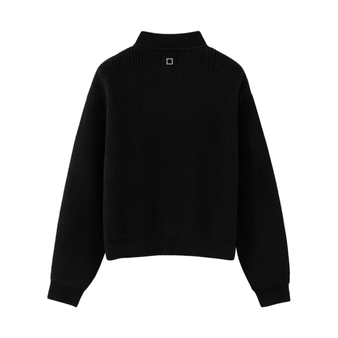 우영미 울블랜드 집업 가디건 블랙 - 24FW(Wooyoungmi Wool Blend Zipup Cardigan Black - 24FW) - 2