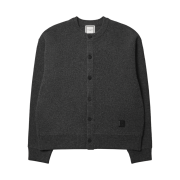 Wooyoungmi Crewneck Cardigan Gray - 24FW