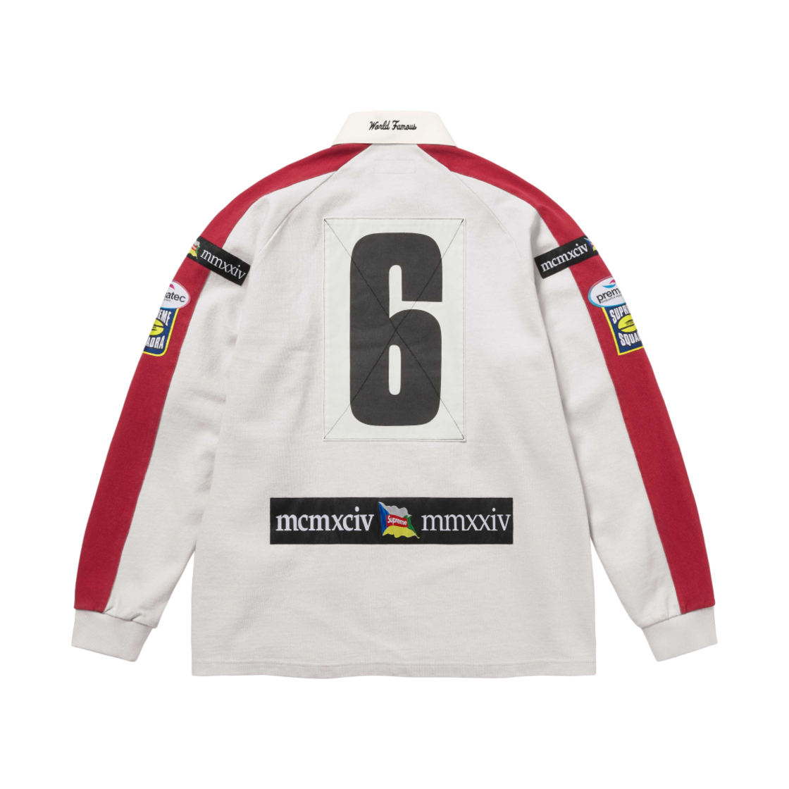 슈프림 체스트 스트라이프 럭비 스톤 - 24FW(Supreme Chest Stripe Rugby Stone - 24FW) - 2