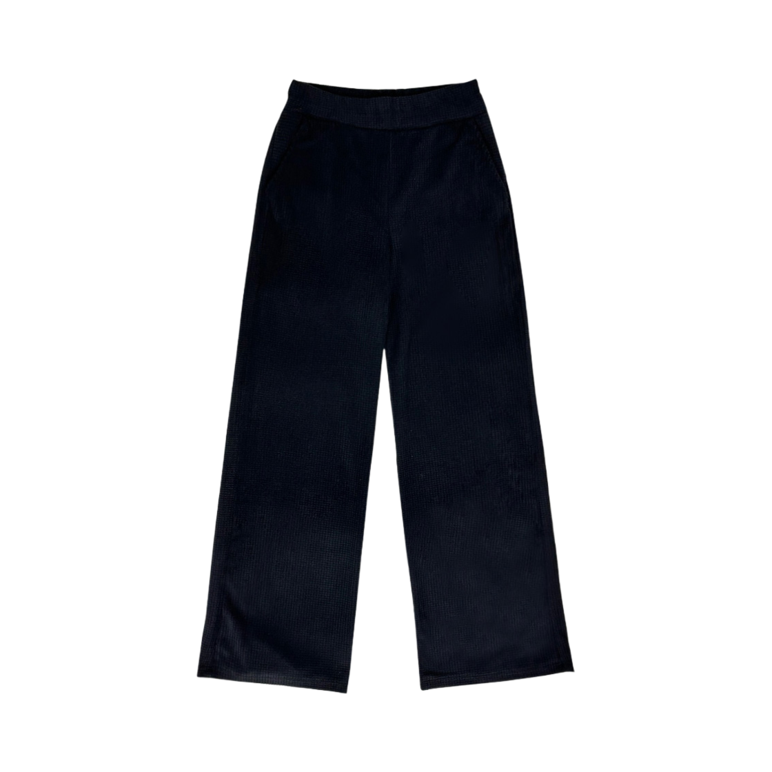 [3% 적립] (W) 에이원 코듀로이 골지 밴딩 잠옷 바지 블랙([3% 적립] (W) Aone Corduroy Ribbed Elastic Pajama Pants Black)