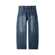 Hatchingroom Wide Curve Jeans Washed Blue
