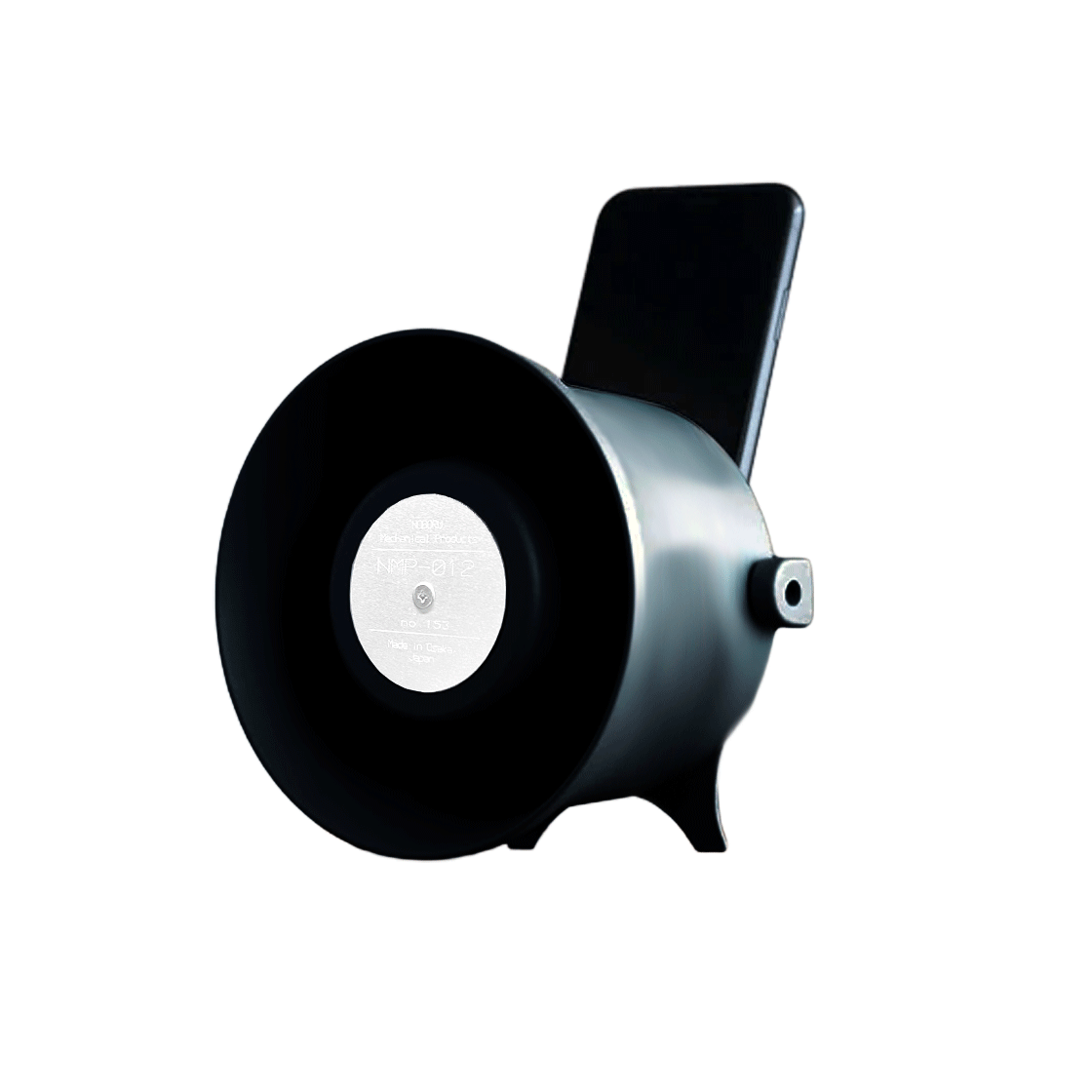노보루 패시브 스피커 NMP-012 스마트폰 무선 확성기 블랙(NOBORU Passive Speaker NMP-12 Black)