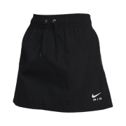 (W) Nike Air High Waisted Woven Mini Skirt Black - Asia