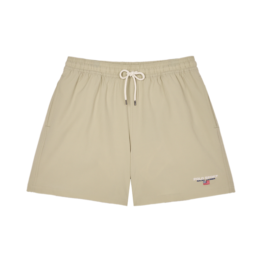 KM5BPASRLN0BG [30% 적립] Polo Ralph Lauren 14.6cm Traveler Classic Swim Trunk Beige Khaki - 25SS