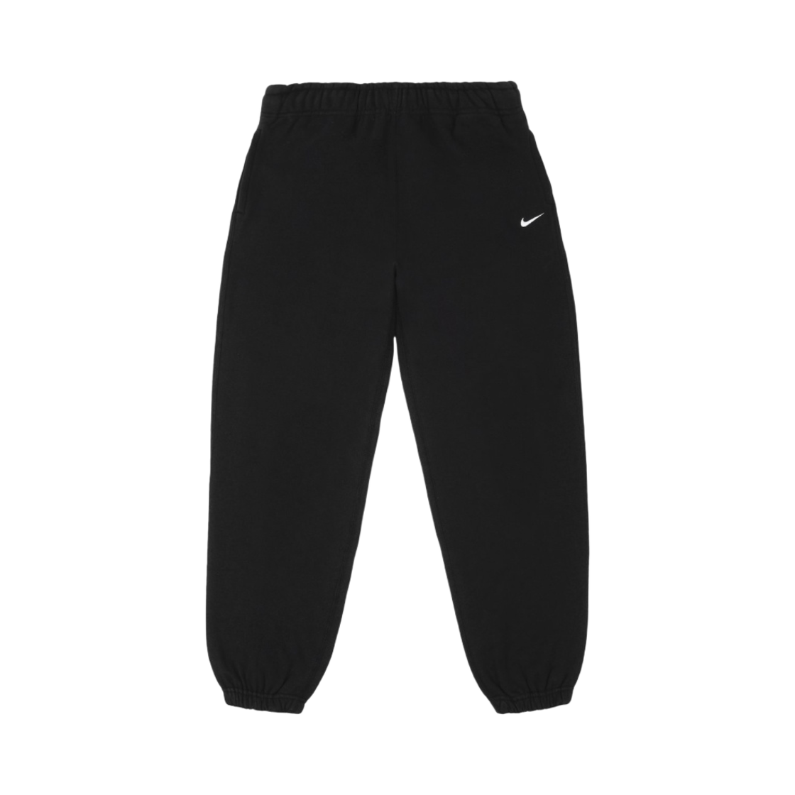 (W) 나이키 NRG 솔로 스우시 플리스 팬츠 블랙 화이트 - 아시아
