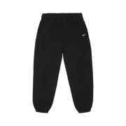(W) Nike NRG Solo Swoosh Fleece Pants Black White - Asia