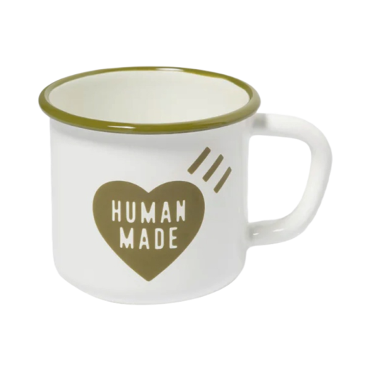 Human Made Enamel Mug 400ml Olive Drab
