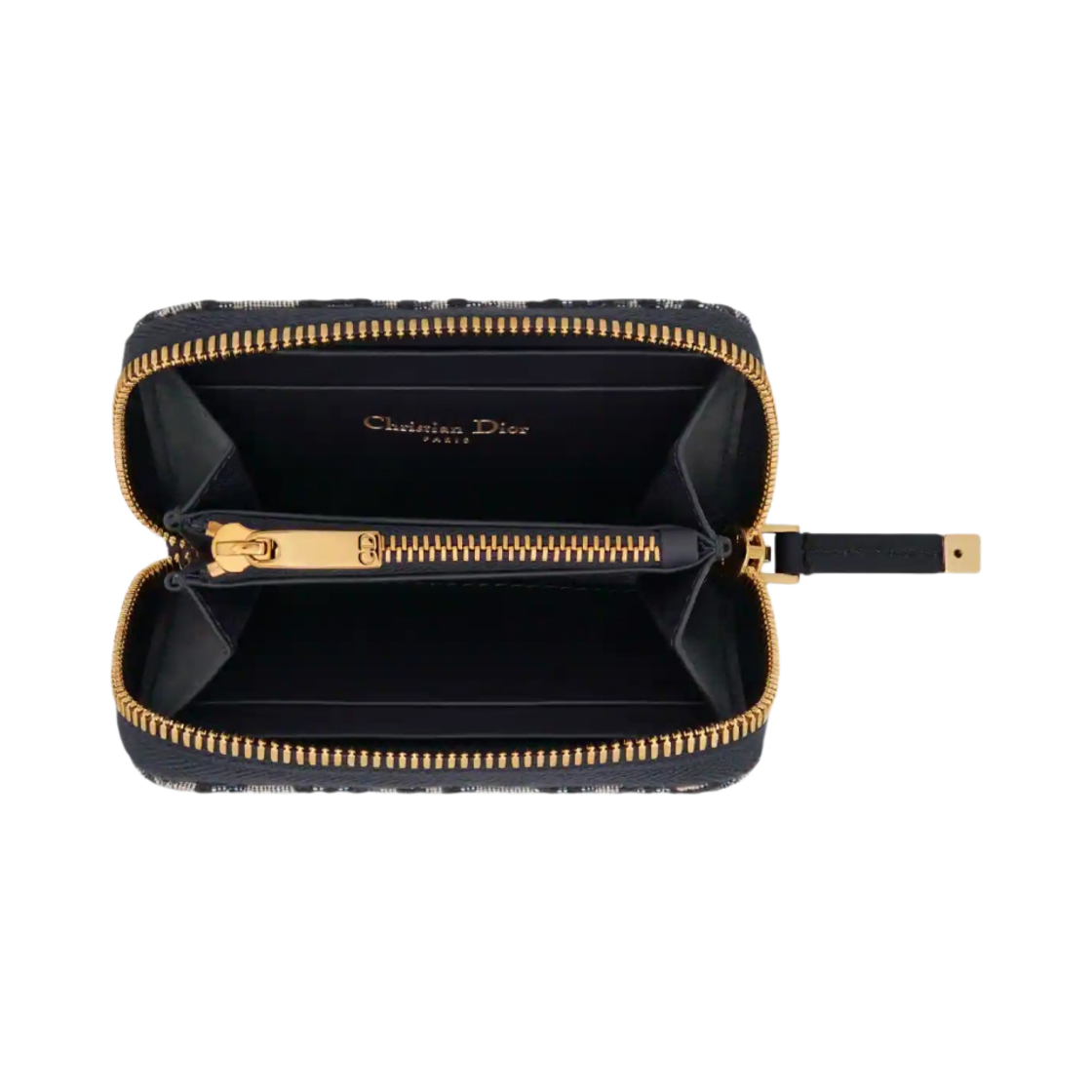 디올 스몰 30 몽테인 보야저 코인 지갑 블루 디올 오블리크 자카드(Dior Small 30 Montaigne Voyageur Coin Purse Blue Dior Oblique Jacquard) - 2