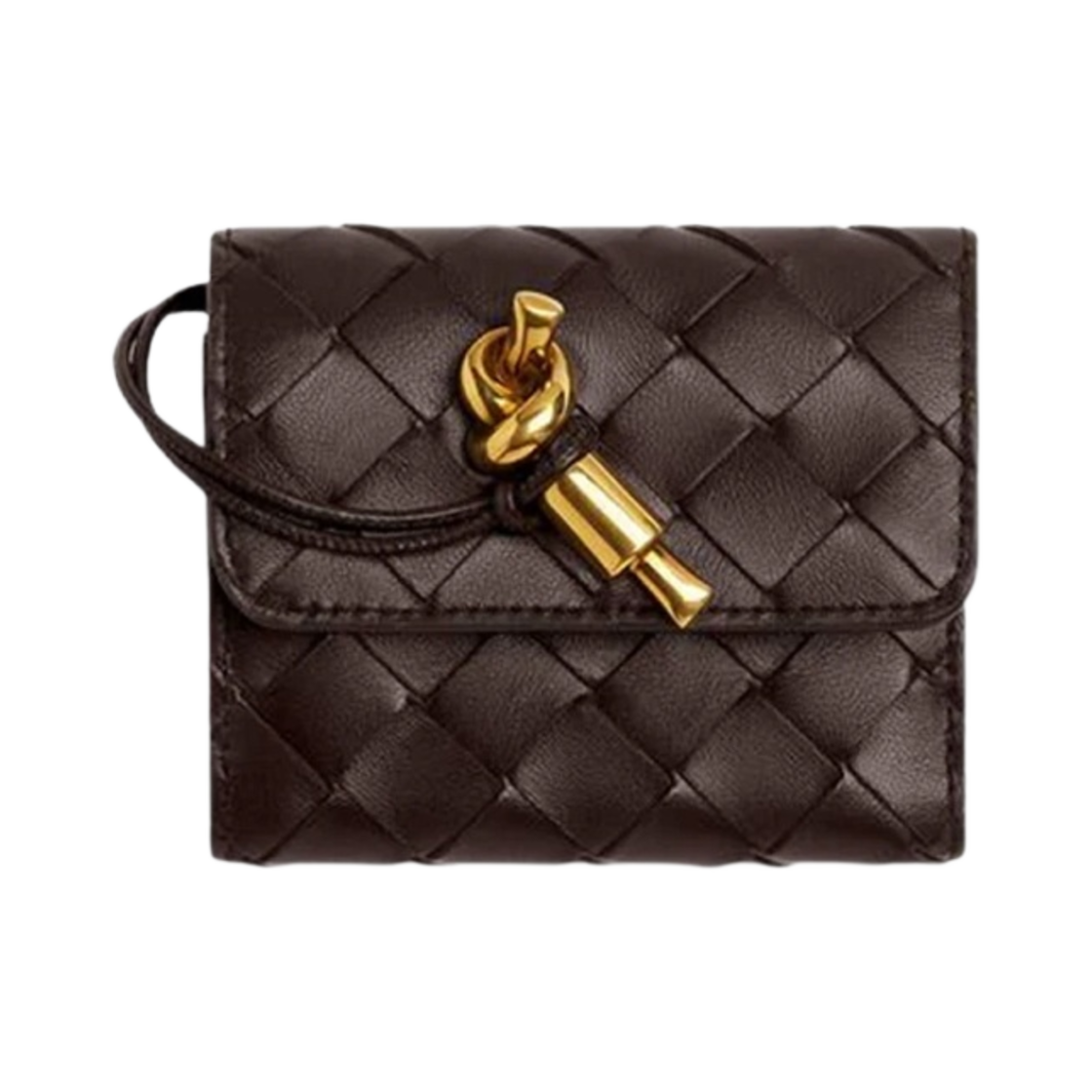 보테가 베네타 안디아모 트라이폴드 지퍼 지갑 폰덴테(Bottega Veneta Andiamo Tri-Fold Zip Wallet Fondant) - 1