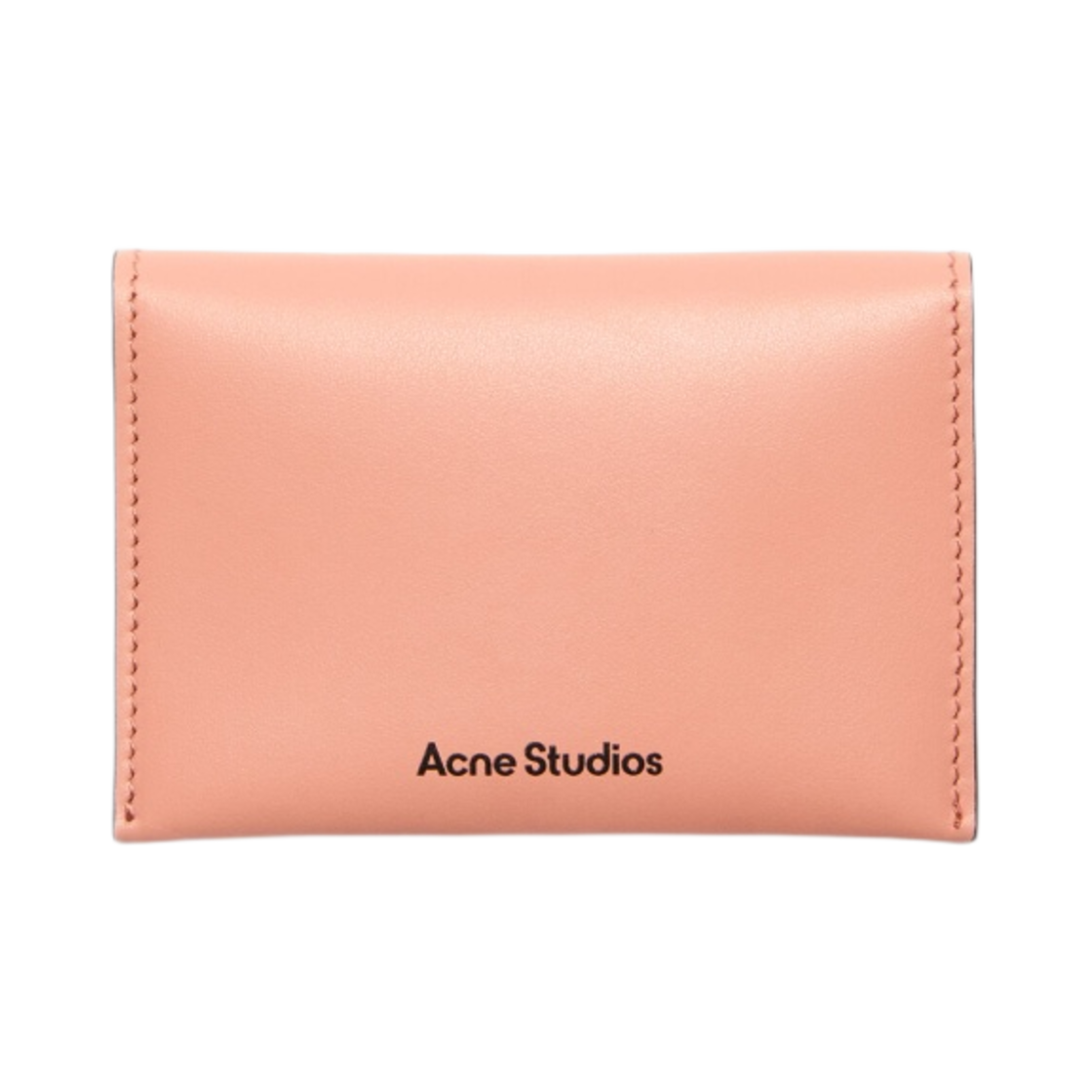 CG0236-AD2 Acne Studios Folded Leather Wallet Salmon Pink