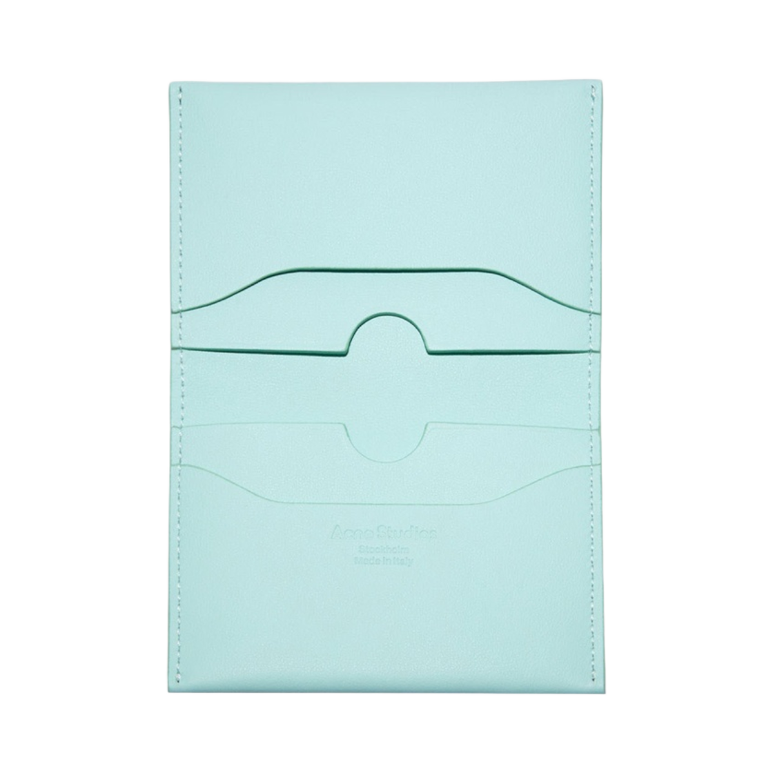 CG0099-ABI Acne Studios Bi-Fold Card Holder Pastel Green - #2
