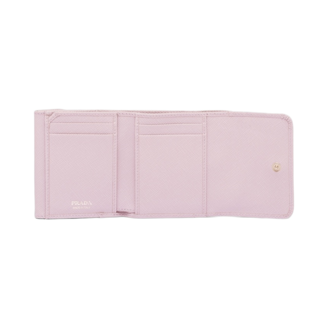 프라다 스몰 사피아노 레더 월렛 알라바스터(Prada Small Saffiano Leather Wallet Alabaster) - 2