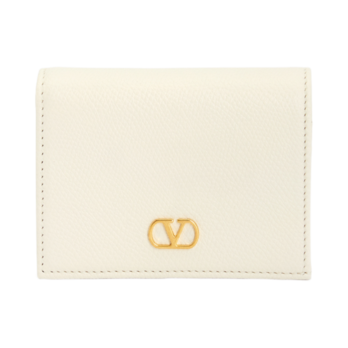 발렌티노 브이 로고 시그니쳐 숏 월렛 아이보리(Valentino V Logo Signature Short Wallet Ivory)