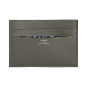 Hermes Citizen Twill Card Holder Swift & Silk Clochette Gris Meyer Caban