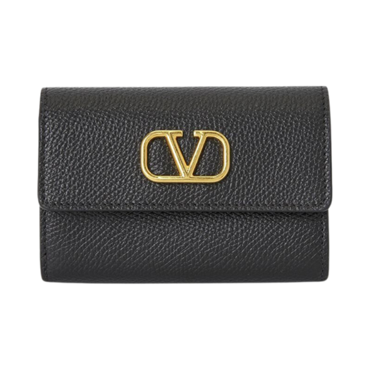 Valentino Vlogo Card Wallet Black
