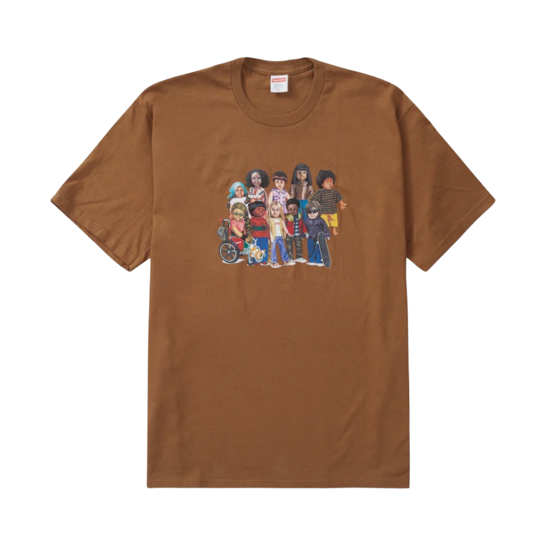 슈프림 칠드런 티셔츠 라이트 브라운 - 23SS(Supreme Children T-Shirt Light Brown - 23SS) - 1