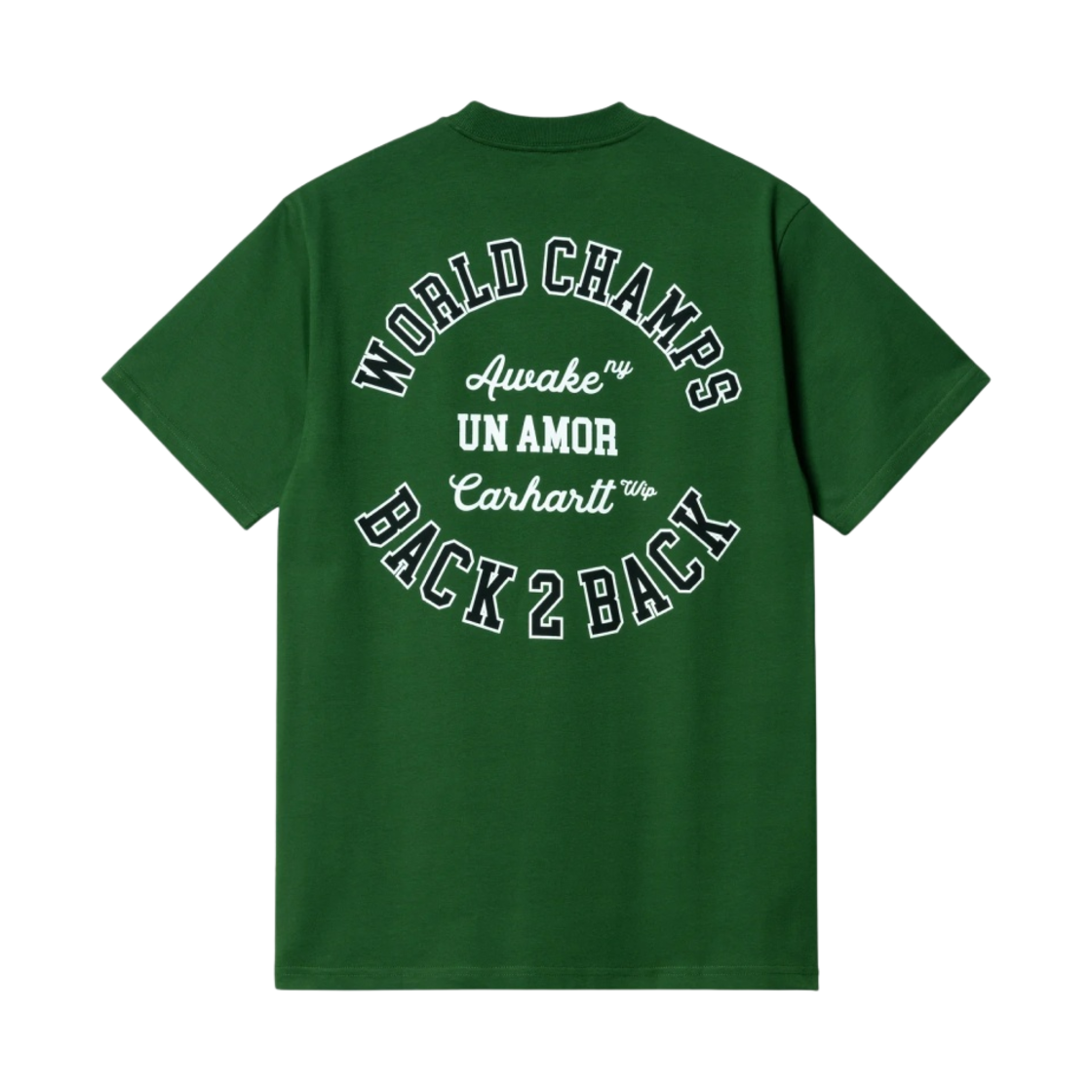 칼하트 WIP x 어웨이크 NY 포켓 티셔츠 그린(Carhartt WIP x Awake NY Pocket T-Shirt Green)