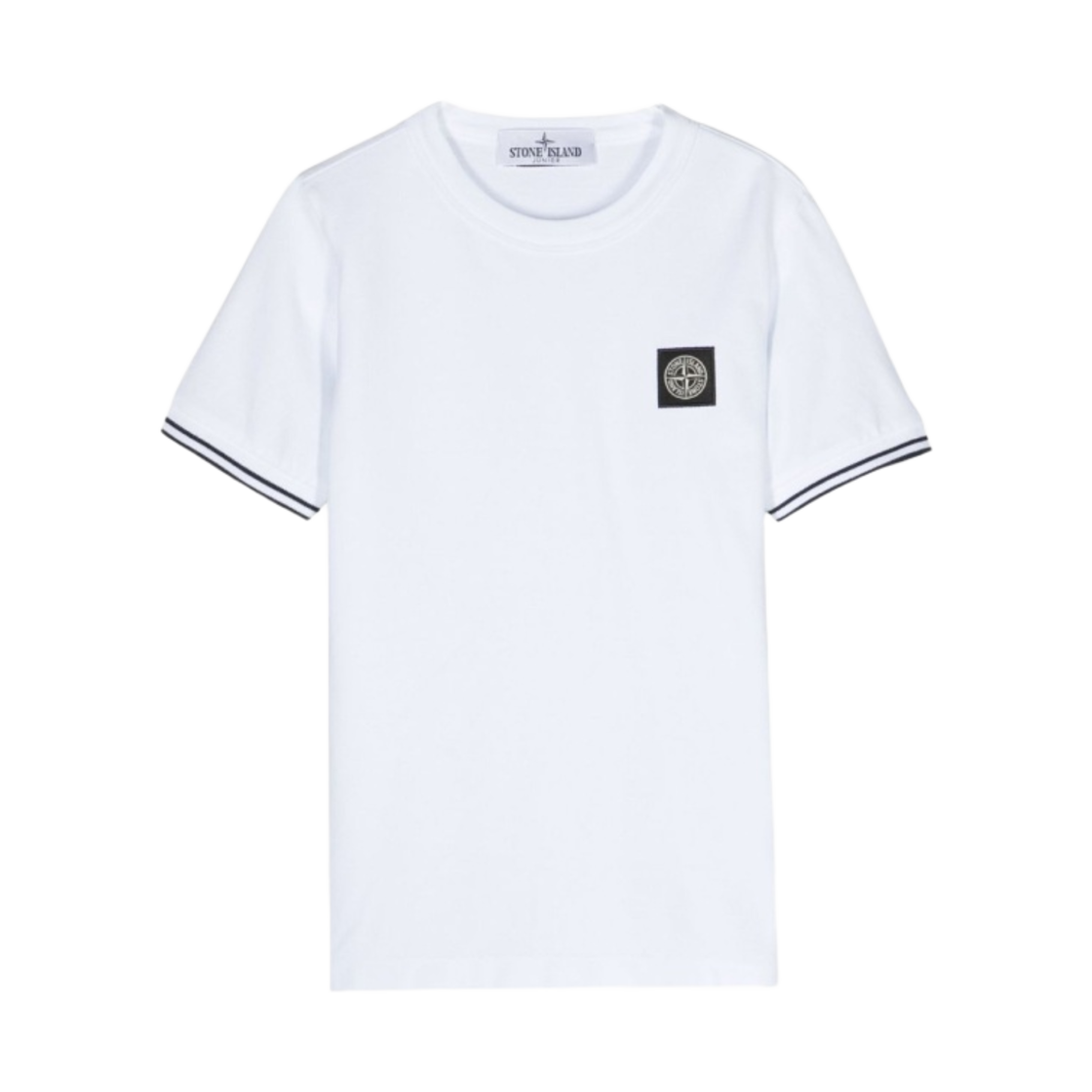 (키즈) 스톤 아일랜드 20748 티셔츠 화이트 - 23SS((Kids) Stone Island 20748 T-Shirt White - 23SS) - 1