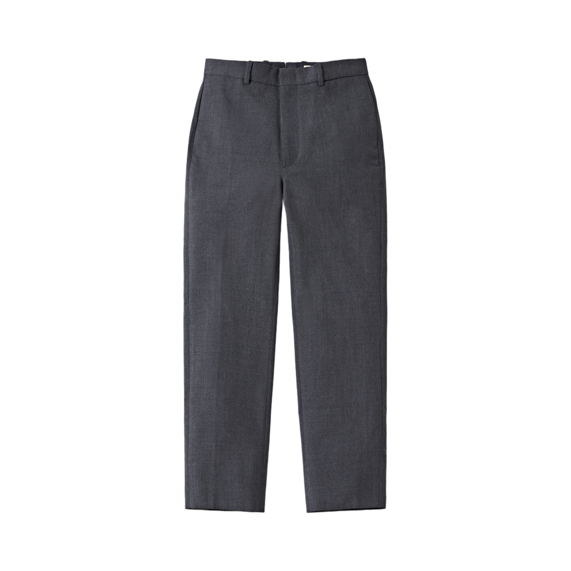 PCD0MPT201MG Pottery Wool Tapered Pants British Hard Wool Gabardine Cloth Mid Gray