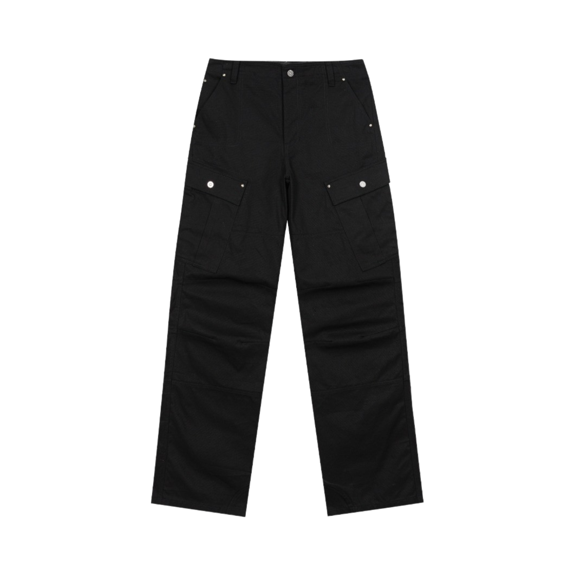 베이컨트 아카이브 유니섹스 와이엔 밀리터리 카고팬츠 블랙(Vacant Archive Unisex Wayen Military Cargo Pants Black)
