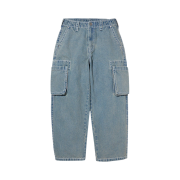 True Religion Classic Cargo Pants Light Indigo