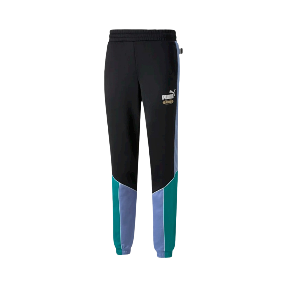 535656-27 Puma King Track Pants Deep Aqua