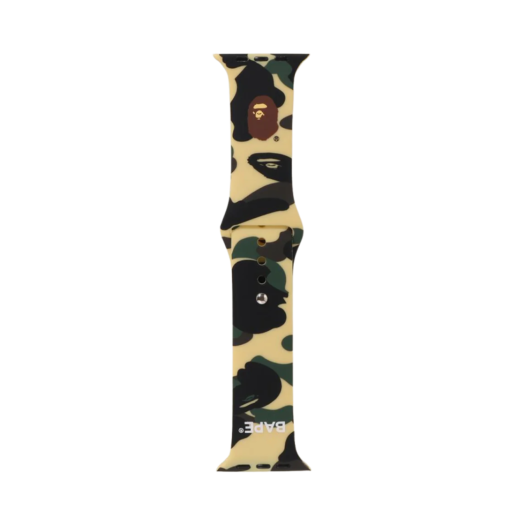 0ZXACM053821O BAPE 1st Camo Watch Band Yellow