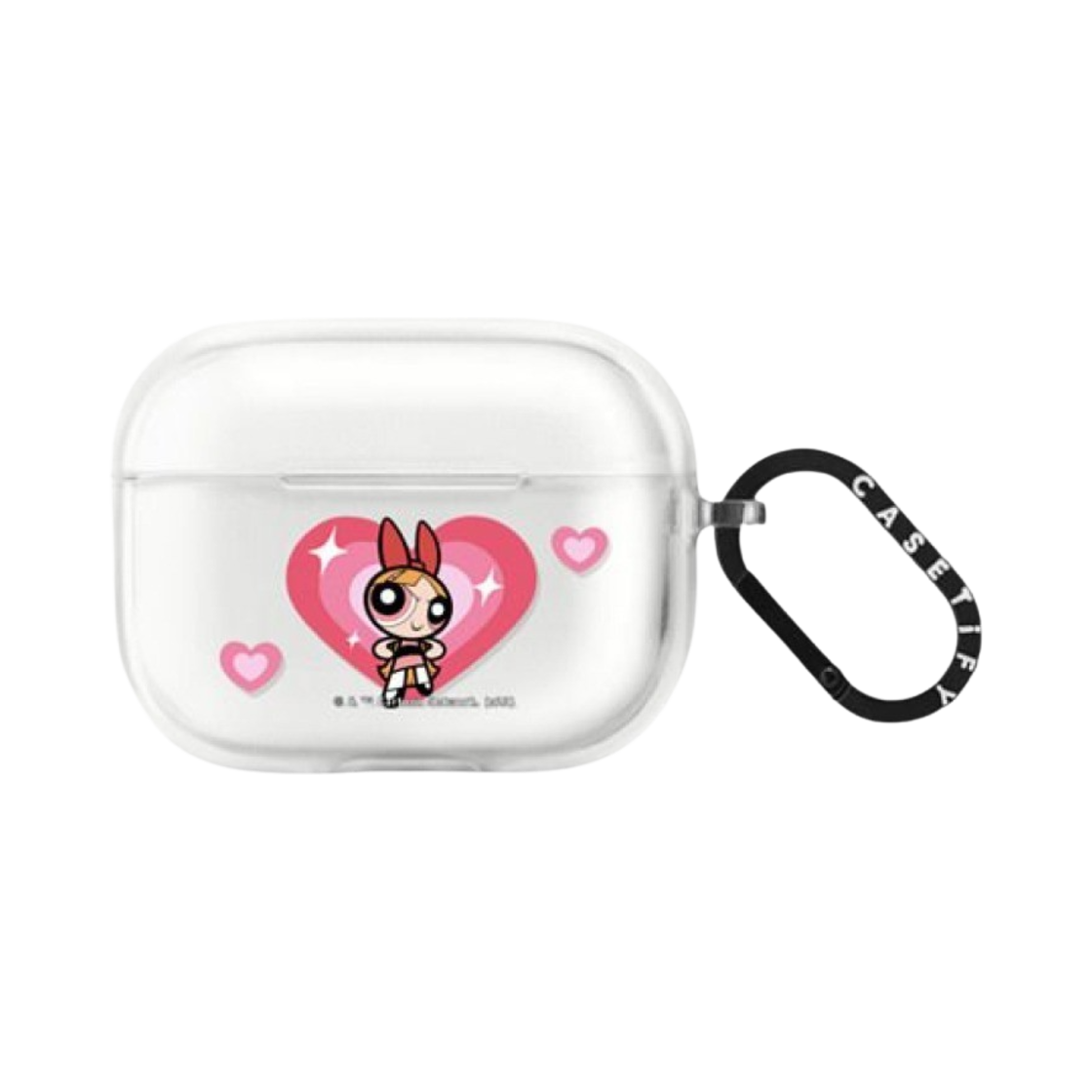 케이스티파이 x 파워퍼프걸 블라썸 에어팟 프로 2세대 임팩트 케이스 프로스트 화이트(Casetify x The Powerpuff Girls Blossom AirPods Pro 2nd Gen Impact Case Frost White) - 1