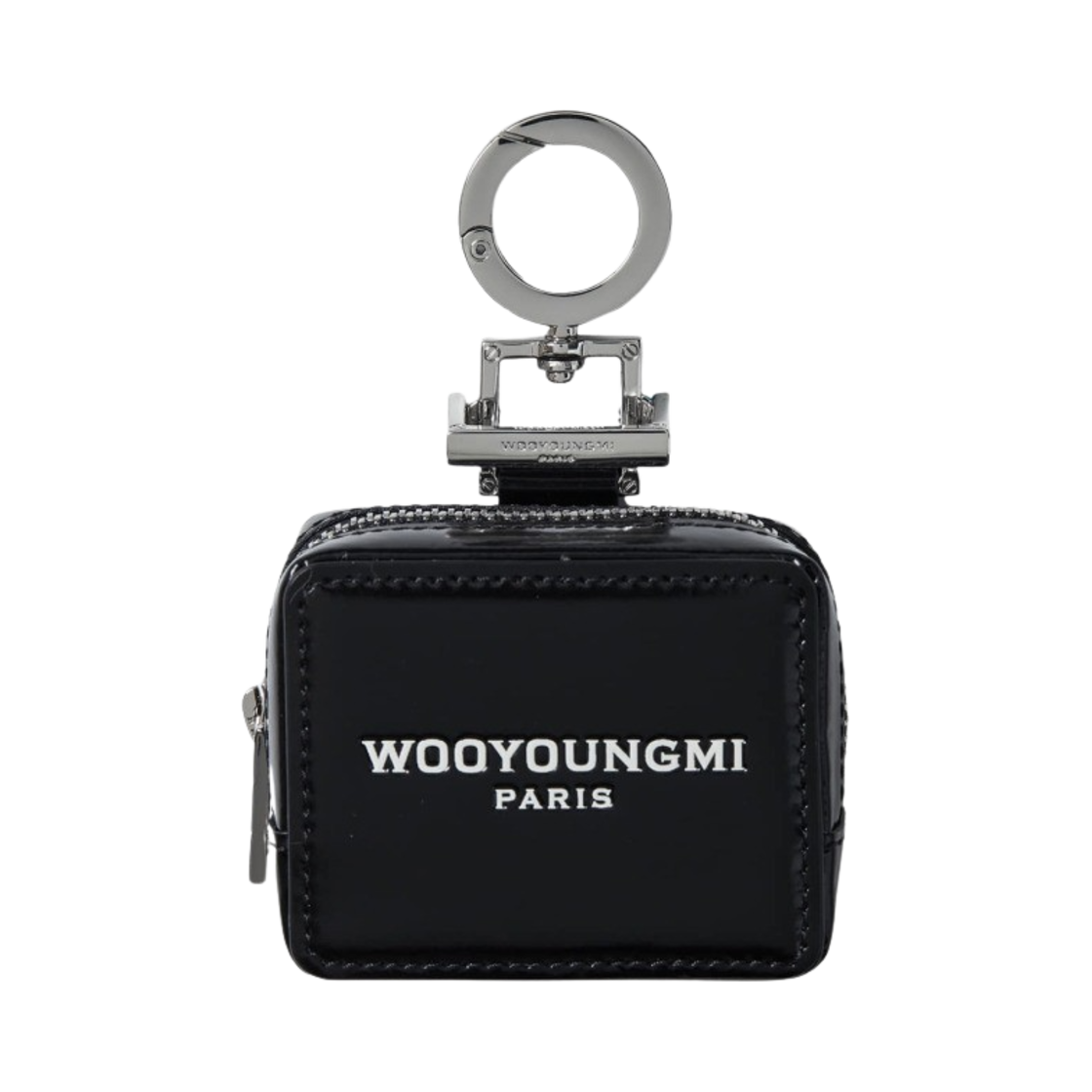 W231SL12611B Wooyoungmi Leather AirPods Case Black
